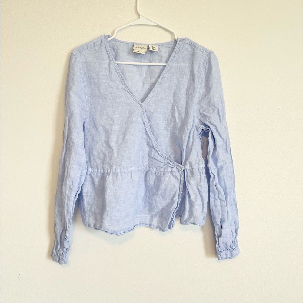 Rachel Zoe 100% Linen Top
